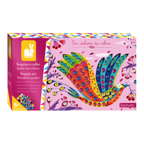 Kit créatif sequins Janod - Jardin merveilleux