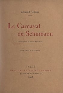 Le carnaval de Schumann