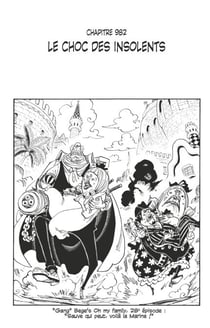 One Piece édition originale - Chapitre 982 - Le choc des insolents