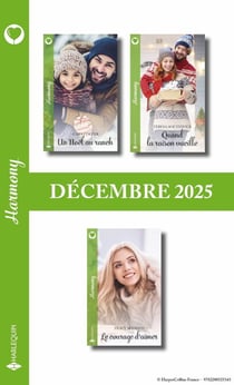 Pack mensuel Harmony - 3 romans (Décembre 2025)