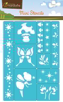 10 mini Pochoirs - Fées - Avenue Mandarine