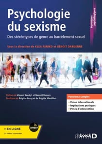 Psychologie du sexisme - Des stéréotypes du genre au harcèlement sexuel : Série LMD - Des stéréotypes du genre au harcèlement sexuel