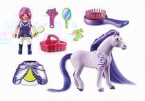 Princesse Violette avec Cheval à Coiffer - PlaymobilPrincess - 6167