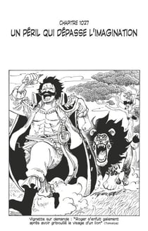 One Piece édition originale - Chapitre 1027 - Un péril qui dépasse l'imagination