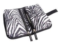 Trousse Cultura - Plastique recyclé - 1 compartiment - Plumier - Zèbre