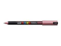 Marqueur Posca - Pointe calibrée extra-fine - Rouge métal - PC1MR