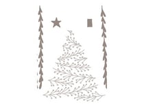 Die Cut 12,5 x 8,5 cm Sapin Isatis Artémio