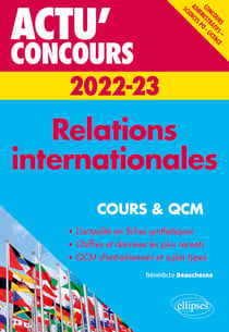 Relations internationales 2022-2023 - Cours et QCM