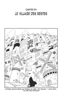 One Piece édition originale - Chapitre 914 - Le village des restes