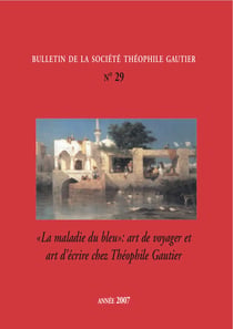 Bulletin de la société Théophile Gautier. N 29 - La maladie du bleu