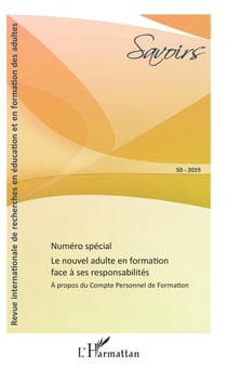 Le nouvel adulte face à ses responsabilités - A propos du Compte Personnel de Formation - Numéro spécial