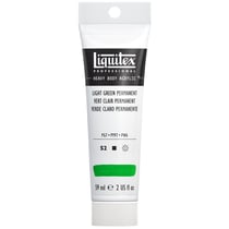 Tube 59 ml de peinture acrylique Liquitex Heavy Body série 2 - Vert fixe clair - Extra-fine