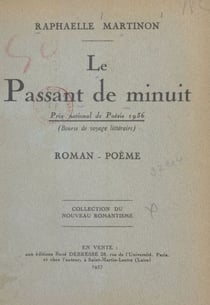 Le passant de minuit - Roman-poème