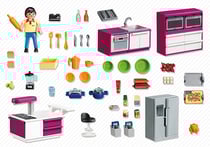 Playmobil City Life - Cuisine avec îlot