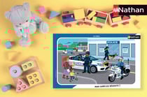 Puzzle cadre 15 pièces - La police