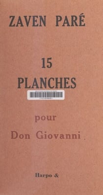 15 planches pour Don Giovanni