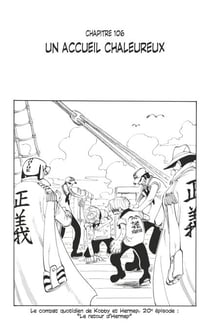 One Piece édition originale - Chapitre 106 - Un accueil chaleureux