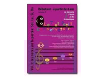 Je dessine, j'écris, je lis la musique t.3 - les notes sur la portée : Sol, La, Si, Do - débutant