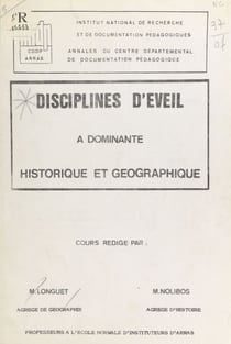 Disciplines d'éveil à dominante historique et géographique