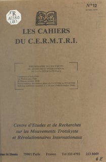 Bibliographie des documents du Secrétariat international de la IVe Internationale