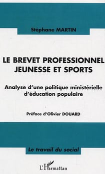 Le brevet professionnel jeunesse et sport - Analyse d'une politique ministérielle d'éducation populaire