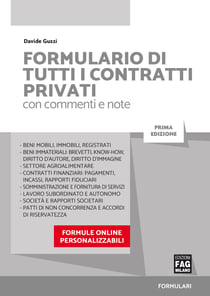Formulario di tutti i contratti privati - con commenti e note