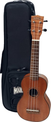 Acajou massif soprano + housse