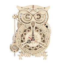 Maquette en bois 161 - Horloge Chouette - Rokr