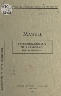 Psychodiagnostic de Rorschach - Feuille de dépouillement