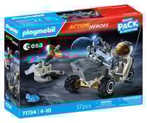PLAYMOBIL - Mission d'analyse de roches & astronaute - 71734 - Starter Pack