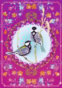 Tableaux à pailletter - Oiseaux