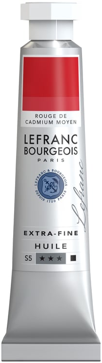 Peinture à l'huile extrafine - 20ml - rouge de cadmium moyen