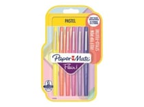 Paper Mate FLAIR - Feutre - assortiment de couleurs pastel - 0.7 mm - moyen (pack de 6)