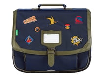 Cartable scolaire Tann's 38 cm - Kaki - Maé - 2 compartiments