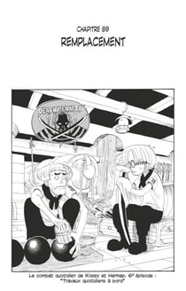 One Piece édition originale - Chapitre 89 - Remplacement