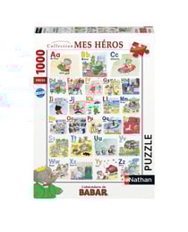 Puzzle 1000 pièces - L'abécédaire de Babar