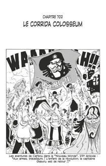 One Piece édition originale - Chapitre 702 - Le Corrida Colosseum