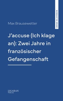 J'accuse (Ich klage an): Zwei Jahre in französischer Gefangenschaft
