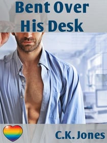 Bent Over His Desk