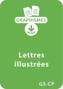 Jeux graphiques autour des lettres GS/CP - Lettres illustrées - Un lot de 4 fiches à télécharger