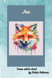 Fox - Watercolour Splash Animals