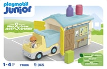 Playmobil® Junior - Ouvrier avec camion et garage - 71686