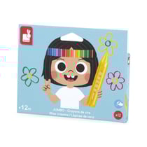 Lot de 12 crayons de cire - Jumbo - Janod