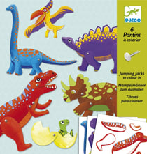 Dinos - Activité de coloriage et d'assemblage - Djeco