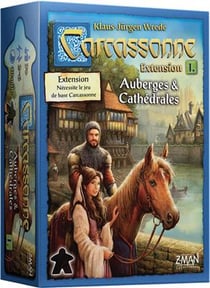 Carcassonne - Extension 1 Auberges Cathédrales - Jeu de société