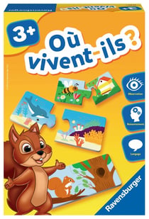 Jeux éducatif Ravensburger - Où vivent-ils ?