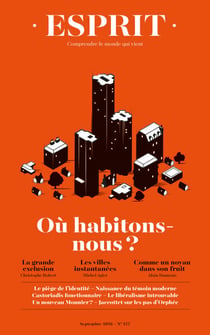 Esprit - Où habitons-nous ? - Septembre 2021