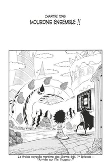 One Piece édition originale - Chapitre 1043 - Mourons ensemble !!
