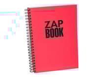 Clairefontaine ZAP BOOK - Bloc d'esquisse - reliure à anneaux métalliques - A4 - 160 feuilles - uni - disponible en différents coloris - carton recyclé