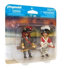 Capitaine pirate et soldat